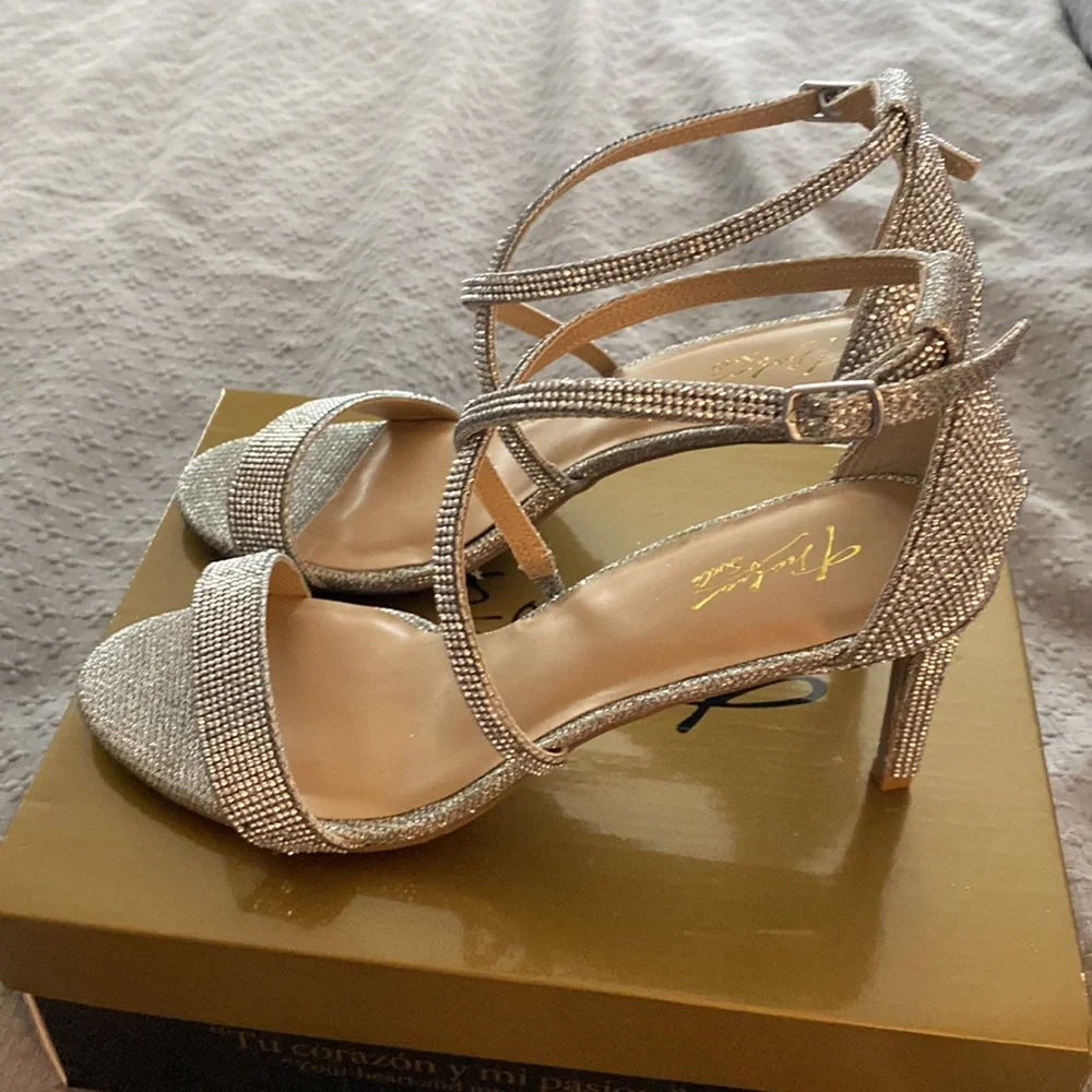 Silver Dress Shoes - Picture 2 of 4